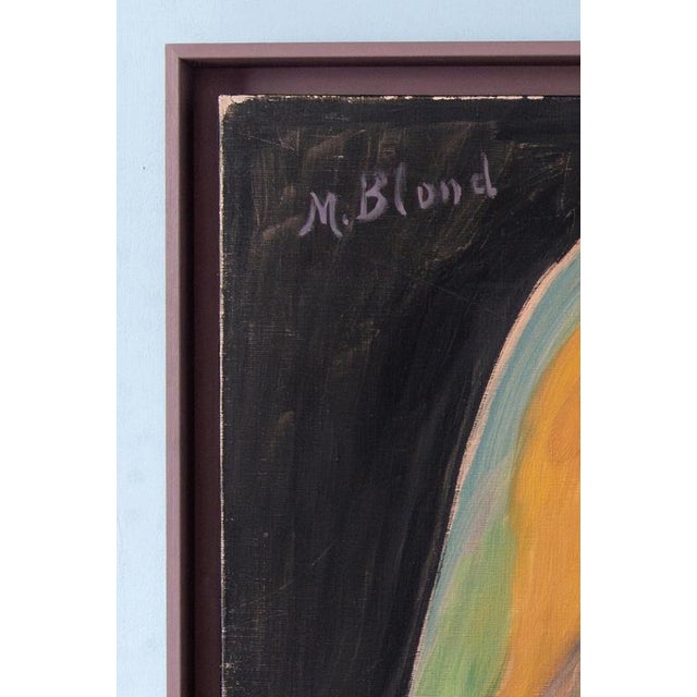 Maurice Blond, the Artists Studio, 1974, Oil on Canvas For Sale - Image 8 of 10