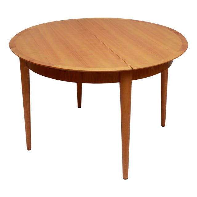 Round Dining Table in Cherrywood from Lübke, 1965 For Sale