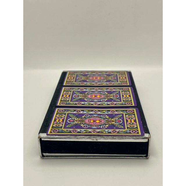 1950’s Persian Rug Inspired Playing Cards For Sale - Image 4 of 8