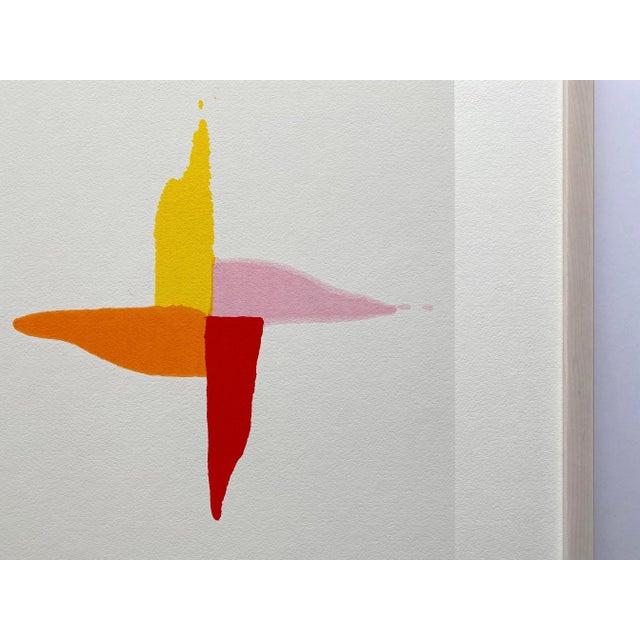 Kenneth Noland Modernist Framed Fine Art Silkscreen Print " Corn Sweet " 1961 For Sale - Image 10 of 12