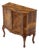 Italian Patch Olive Burl Wood Bombe Shape Hall Cabinet Console Cabinet Credenza For Sale