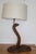 Vintage 1970s Carved Wood Indian Cobra Lamp For Sale - Image 13 of 18