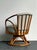 Vintage 1950s Heywood Wakefield Bent Rattan Swivel Chair For Sale In West Palm - Image 6 of 12