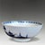 Blue Large First Period Precipice Pattern Punch Bowl from Dr Wall Worcester, 1765 For Sale - Image 8 of 11