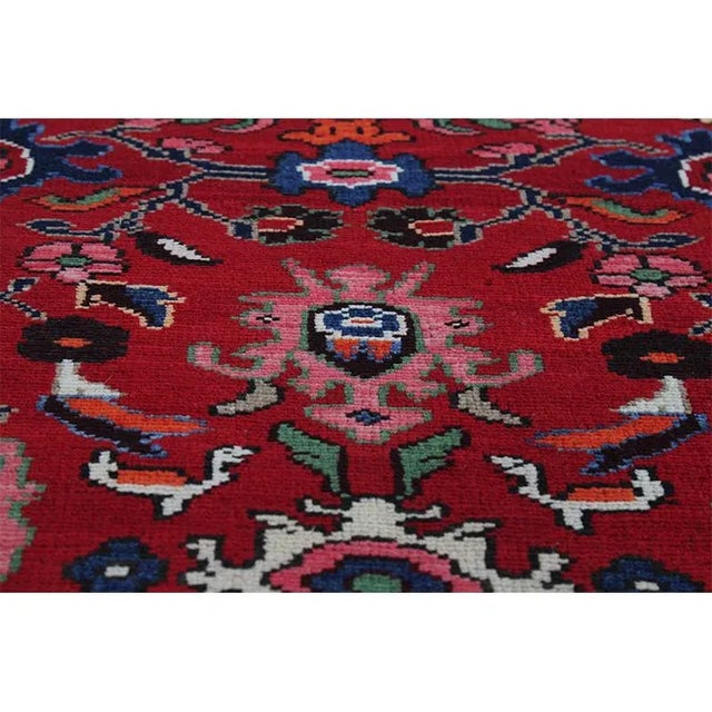 1950s Old Persian Mahal Area Rug 10’6″ X 16’10” For Sale - Image 4 of 8
