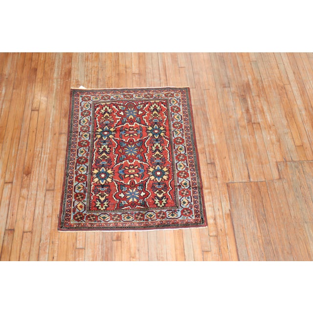 A Stunning Tribal qashqai rug Measures: 3'2'' x 4'1'' Weavers of highly desired Persian tribal rugs, the Qashqai people...