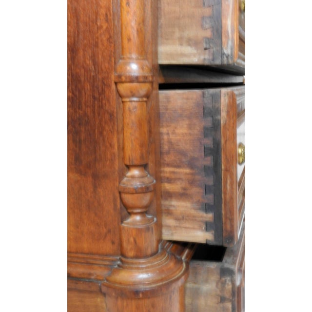 Victorian Gentleman's Dresser With Marble Tops For Sale - Image 4 of 11