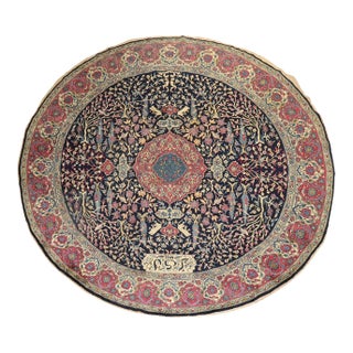 Antique Indian Pictorial Rug - 10'10" x 10'11" For Sale