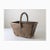 Antique Wabi-Sabi Wooden Log Basket with Wrought Iron Fittings For Sale - Image 18 of 18