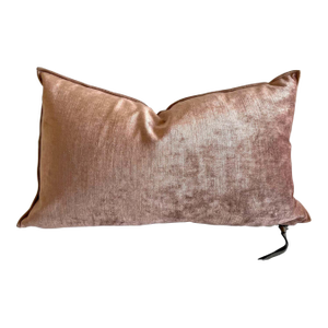 Culvre French Velvet Lumbar Pillow With Insert