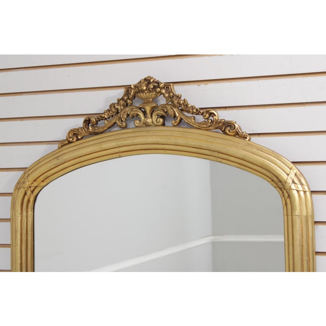 Traditional Moyer Gold Gilt Regency Style Large Wall Mirror For Sale - Image 3 of 17