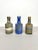 Set of three ceramics bottles vases in lacquered ceramics by the Italian designer Nanni Valentini for Franco Bucci /...