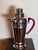 Manning Bowman & Co. Vintage Art Deco Chrome Cocktail Shaker Red Bakelite Handle Manning Bowman For Sale - Image 4 of 6
