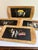 1950s Signed Kentley "The Romance of Fifi and Pepe" Full Set(4) Wooden Tray For Sale - Image 11 of 16