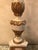 19th C Italian Gilt Wood and White Paint Candlestick For Sale - Image 4 of 9