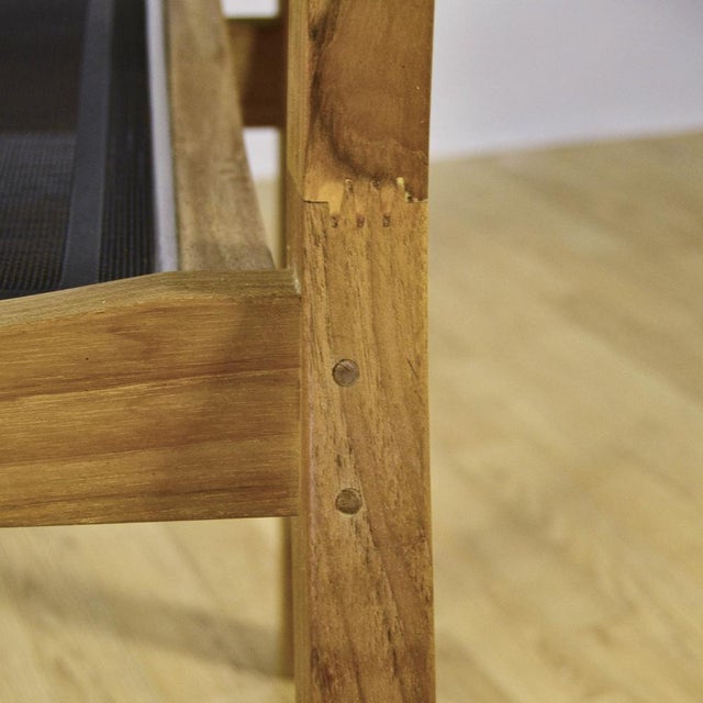 Plàthea Garden Chairs in Wood and Fabric from Marcelindo, Set of 4 For Sale - Image 11 of 18