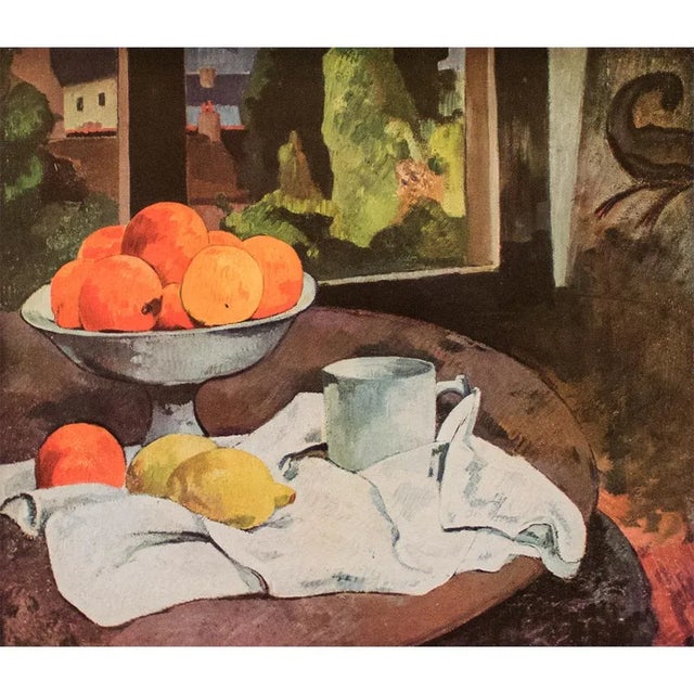 1940s After Paul Gauguin, "Still Life" First Edition Swiss Full-Color Print For Sale In Dallas - Image 6 of 6