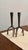 Contemporary Brutalist Sculptural Iron Candle Holders – Organic Branch Form Taper Candlesticks (Pair) For Sale - Image 3 of 4