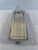 1940s English De Montfort Silverplated Toast Rack With Frosted Glass Butter Dish For Sale - Image 6 of 13