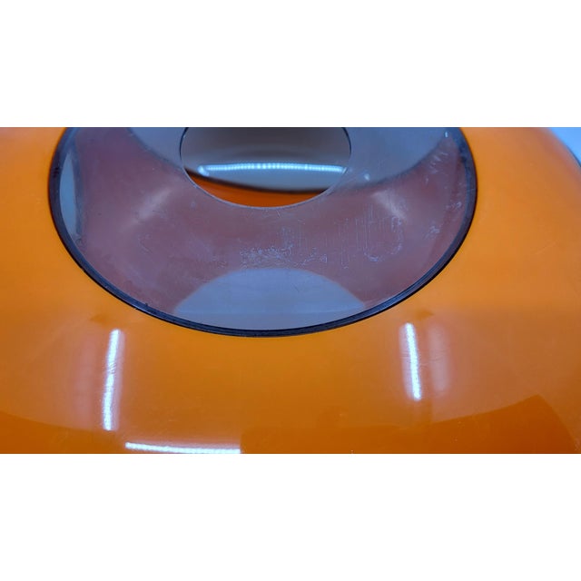 Space Age Orange Acrylic Glass UFO Lamp, 1970s For Sale - Image 11 of 17