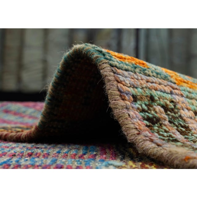 Textile Turkish Oushak Runner Rug 2'11" x 8'7" #17458 For Sale - Image 7 of 8