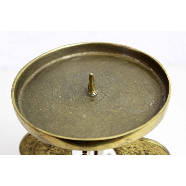 Bronze Candleholder by Giuseppe Gallo, 1960s For Sale - Image 4 of 12