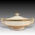 A vintage Noriatka China Japan, Goldcroft 4983 Lidded Vegetable Bowl. This pattern was produced from 1948 to 1955. Cream...