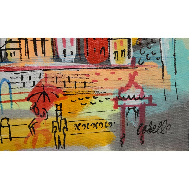 Rainy Parisian Day by Charles Cobelle, French (1902–1994) Date: Circa 1960 Acrylic on Canvas, signed l.r. Size: 12 x 16...