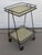 Black Mid 20th Century Iron 2 Tier Rolling Bar Cart Mathieu Matégot Style For Sale - Image 8 of 18