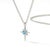 Swiss Blue Topaz Star Pendant, Northern Star Celestial Pendant For Sale - Image 4 of 4