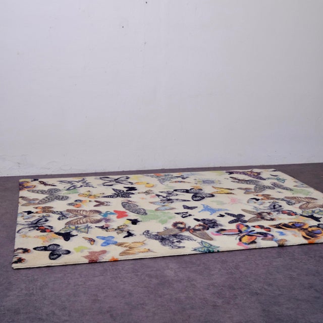 Textile Butterfly Parade Opalin Rug by Christian Lacroix for Designers Guild, 2011 For Sale - Image 7 of 16