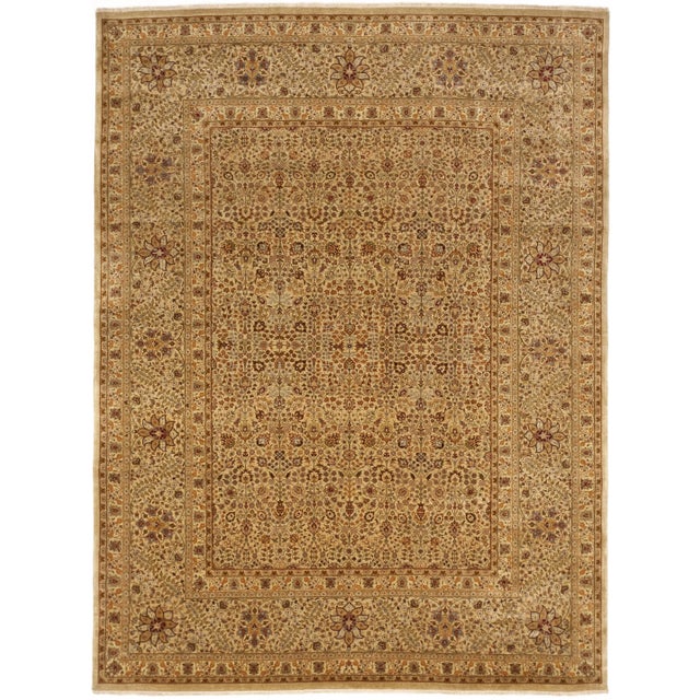 Early 21st Century Vintage Hand Knotted Wool Rug. 9'x 11'8" For Sale - Image 13 of 13