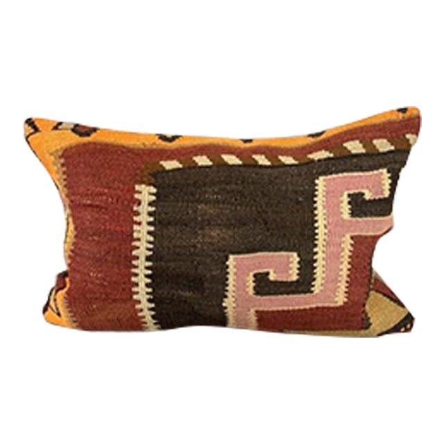 16 x 24 Kilim Pillow Turkish Cushion Istanbul Starlight Pillow Cushion Cover For Sale