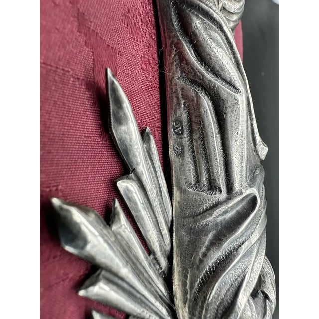 Stoup Depicting the Madonna in 925 Sterling Silver For Sale - Image 9 of 11