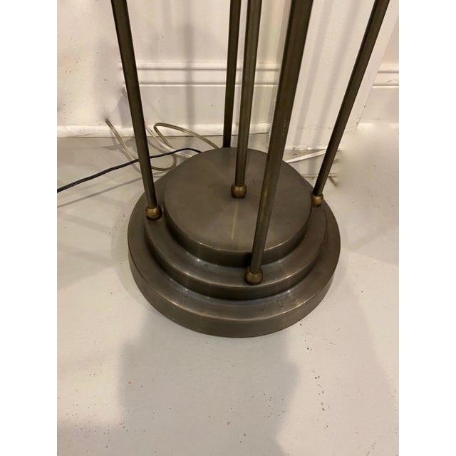 Silver Pair of 1920s Art Deco Floor Lamps With Skyscraper Motif For Sale - Image 8 of 9
