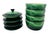 Green Le Creuset 12oz Petite Oval Casseroles in Bamboo Green - Set of 4 For Sale - Image 8 of 11