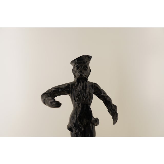 Vintage Cast Iron Colonial Gentleman Figurine For Sale - Image 4 of 17