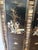 Vintage Chinese Black Lacquer 4-Panel Folding Screen Room Divider - Soapstone & Mother-of-Pearl Inlay For Sale In Atlanta - Image 6 of 18