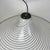 Black Large Black and White Swirl Murano Glass Trumpet Pendant Light from Maestri di Murano, Italy, 1980s For Sale - Image 8 of 9