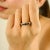 Not Yet Made - Made To Order Victorian Revival Blue Sapphire 14k Gold Band Size 6.5 For Sale - Image 5 of 14