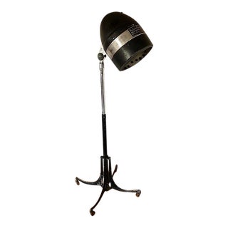 Vintage Mid-Century Industrial Hair Dryer Floor Lamp For Sale