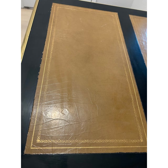 Vintage Drexel Heritage Grand Palais 67" Executive Desk – French Provincial Louis XV Style For Sale - Image 13 of 17