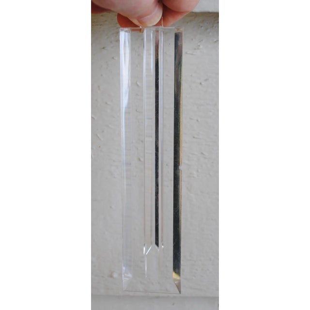 Late 20th Century Late 20th Century Hollywood Regency Style 8 Tier Wedding Cake Lucite Chandelier For Sale - Image 5 of 6