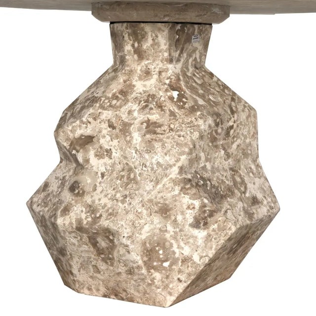 Not Yet Made - Made To Order NOIR Rind Table, White Marble For Sale - Image 5 of 8