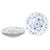 1960s Blue Fluted Plain Salad Plates in Porcelain by Royal Copenhagen, 1960s, Set of 4 For Sale - Image 5 of 5