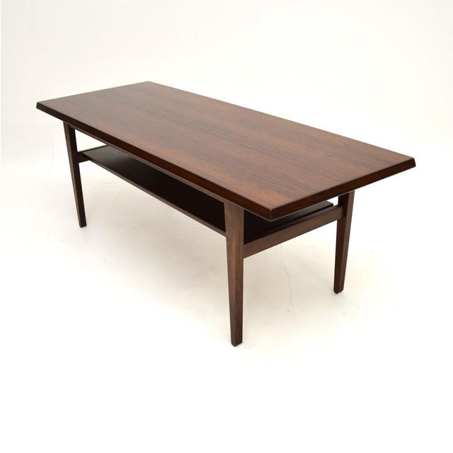 Mid-Century Modern Vintage Danish Coffee Table, 1960s For Sale - Image 3 of 10