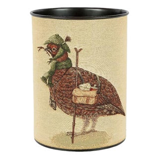 Henry Grouse the Stalker Tapestry Waste Bin For Sale