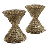 Murano Glass Lamps from Barovier & Toso, 1950s, Set of 2 For Sale