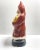 Traditional Vintage Folk Art Paper Mache Santa Figure – Hand Painted Mid Century Christmas Decor For Sale - Image 3 of 12