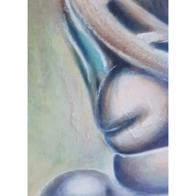 Justin Pelissier, Les 3 Saintes Amarie, 1970s, Oil on Canvas For Sale - Image 6 of 17